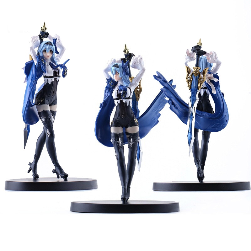 17cm Anime Figure Genshin Impact Eula PVC Action Figure Collection Model Doll Toys - Genshin Impact Figure