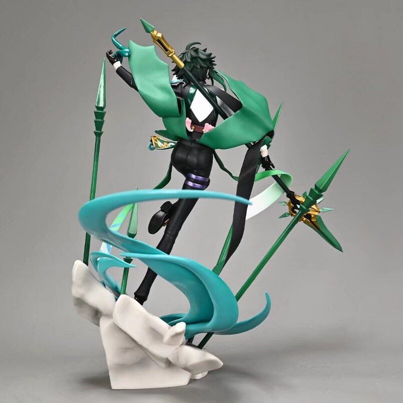 New 30cm Genshin Impact Anime Figure Xiao PVC Action Figure Hu Tao Paimon Klee Qiqi Figure 1 - Genshin Impact Figure