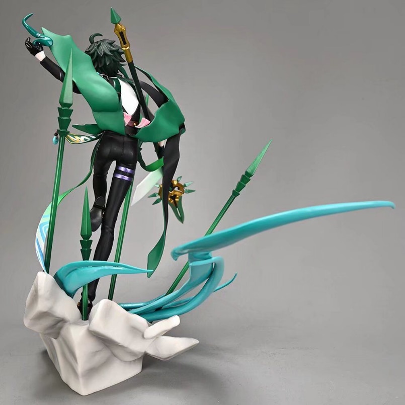 New 30cm Genshin Impact Anime Figure Xiao PVC Action Figure Hu Tao Paimon Klee Qiqi Figure 3 - Genshin Impact Figure